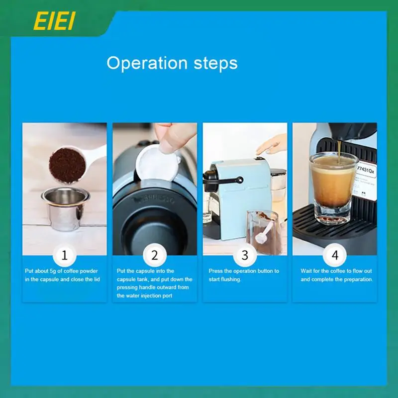 

EIEI 300Pcs Adhesive Aluminum Foil Lids Seals Stickers For Filling Disposable Empty Nespresso Coffee Pod Reusable Cover 37Mm