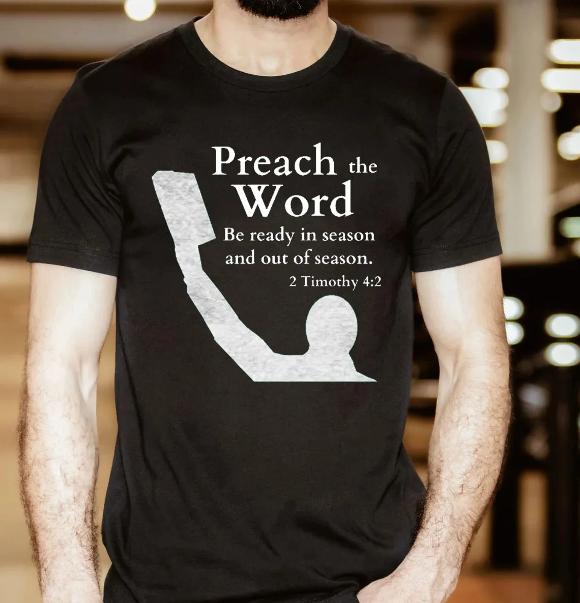 

Христианская футболка Preach The Word, мужские и женские хлопковые футболки с короткими рукавами, рубашка Y2k, мужская одежда, летняя блузка, топы оверсайз