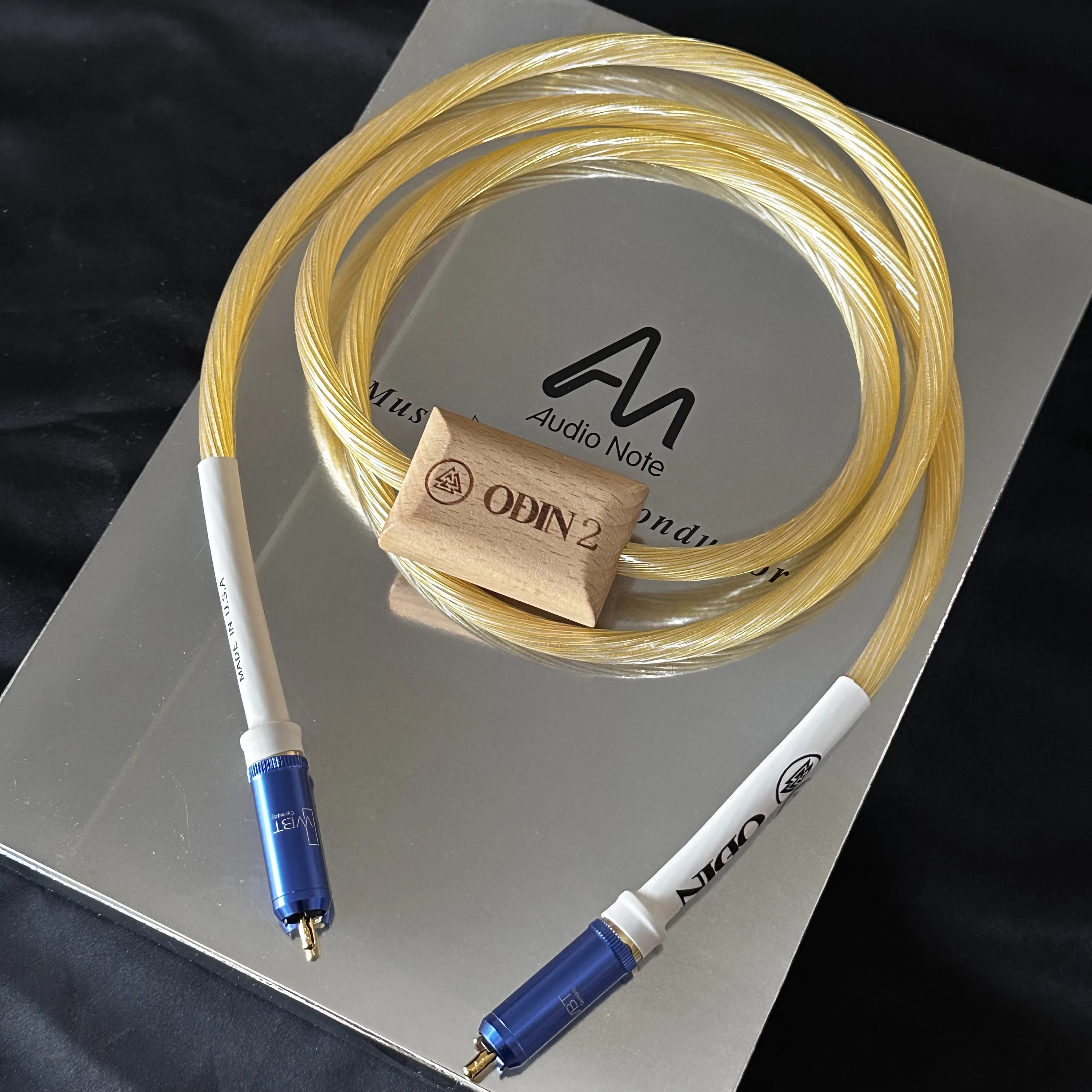 1 pcs Top quality brand new Hi-End Nordost ODIN 2 Gold Cable Audiophile 75 Ohm RCA Digital Coaxial Cable HiFi AES/EBU line