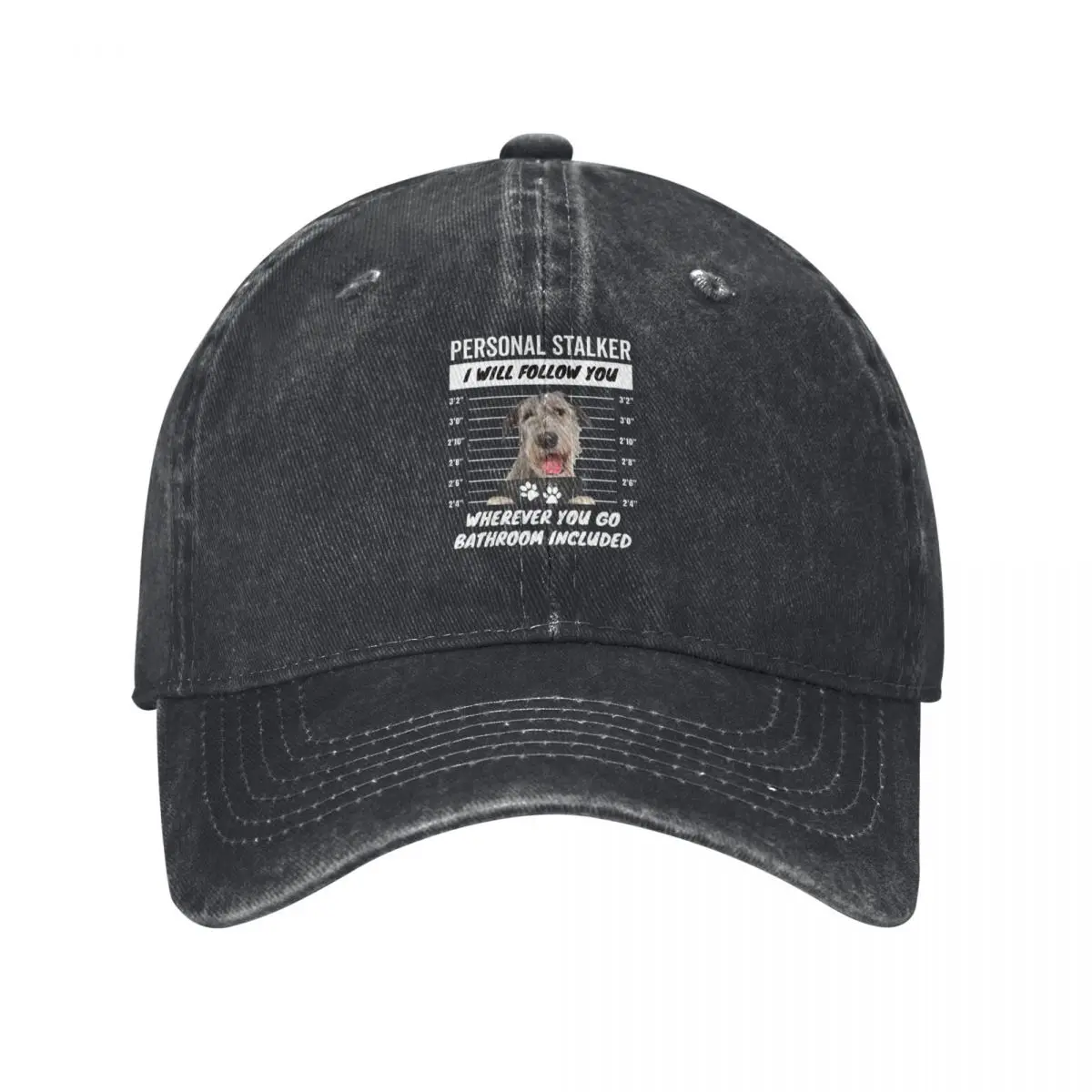 

Personal Stalker Dog – Irish Wolfhound Baseball Cap tactical cap sailor cap for men luxury woman Female Men's