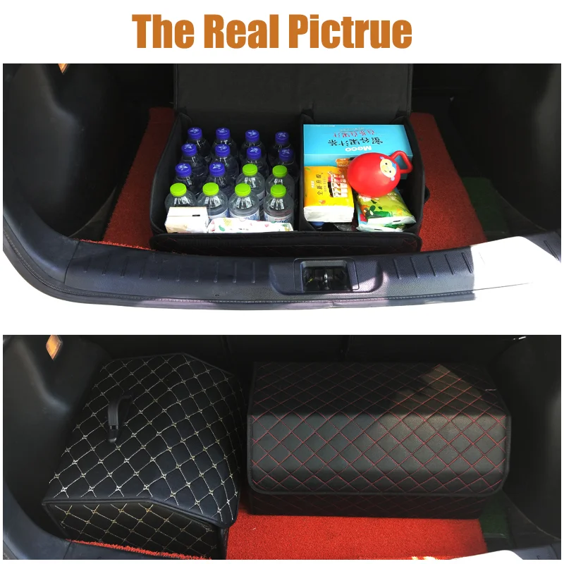 Multipurpose Collapsible Car Trunk Storage Organizer With Lid Portable Car Storage Bag Car Trunk Organizer