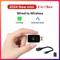 NEW 2 in 1 Wireless CarPlay Android Auto Wireless Adapter Smart Mini Box Plug And Play WiFi Fast Connect Universal For Nissan