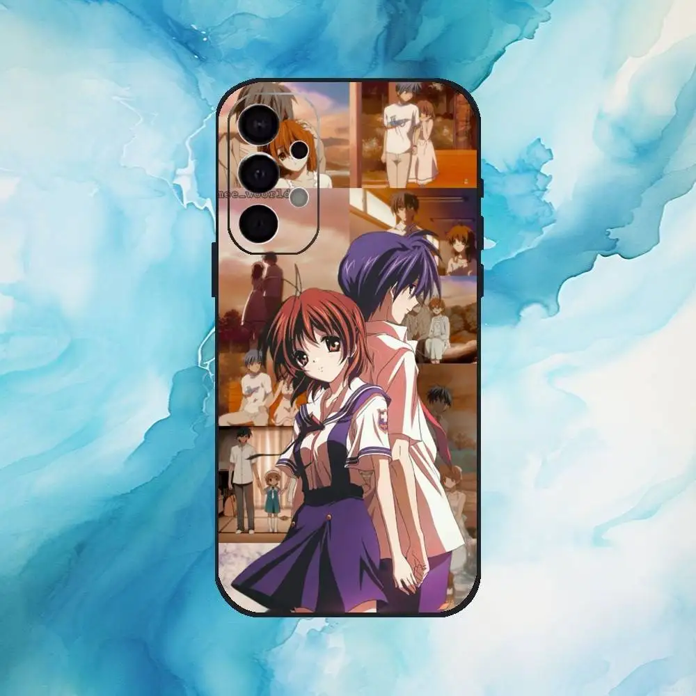 Чехол для телефона C-Clannad Anime для Samsung Galaxy A73, A72, A71, A70, A53, A52, A51, другие мягкие черные чехлы