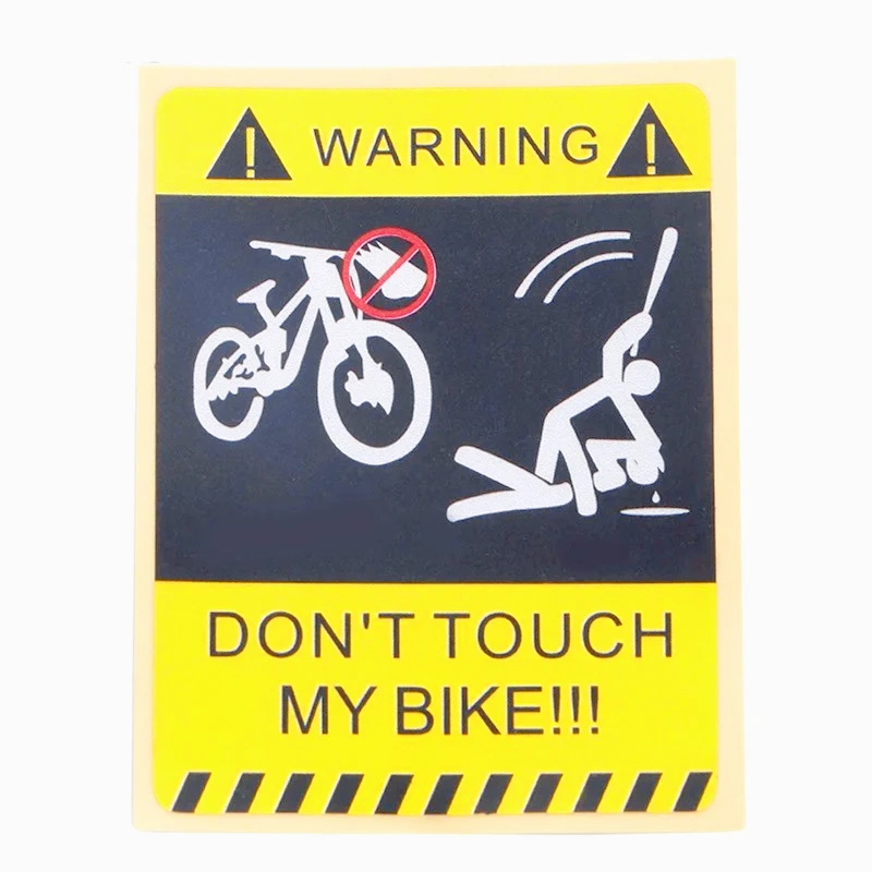 

Bike Warning Sticker Frame Chain Protector Guard Protective Film Tape Cable Scratch Resistant DO NOT MOVE MY BIKE15CM PVC KK