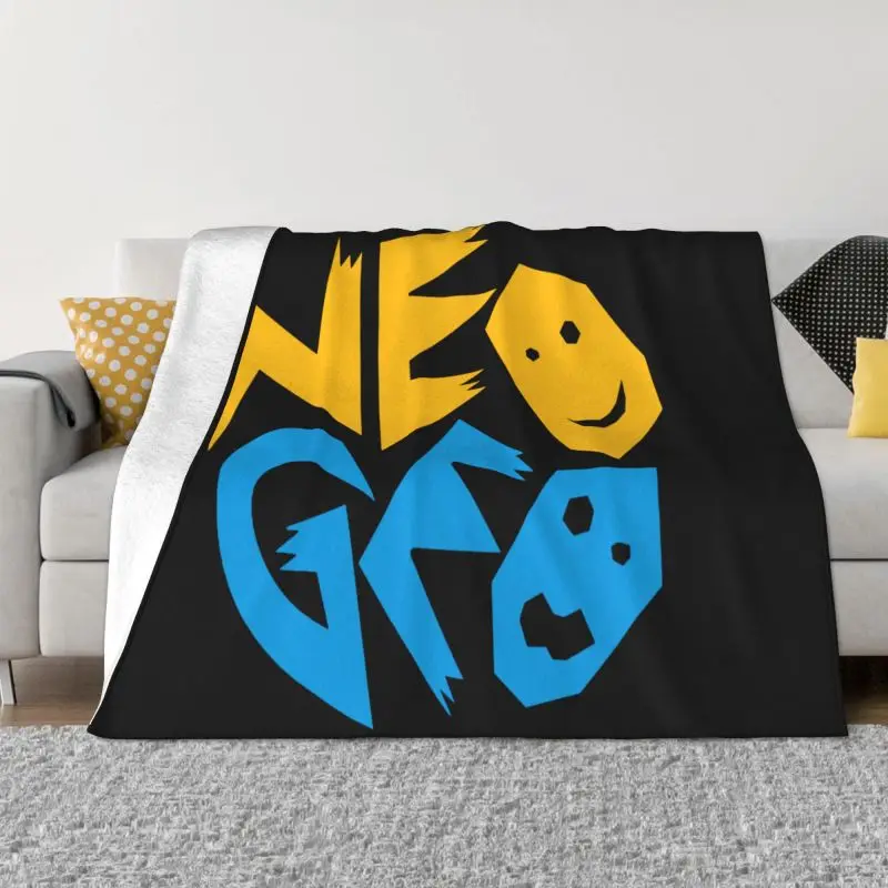 Logo Neo Geo-Aes-Cd-Mvs Neogeo Blanket Warmth Thicken Sofa Cover Bedding Supply Camping Blanket