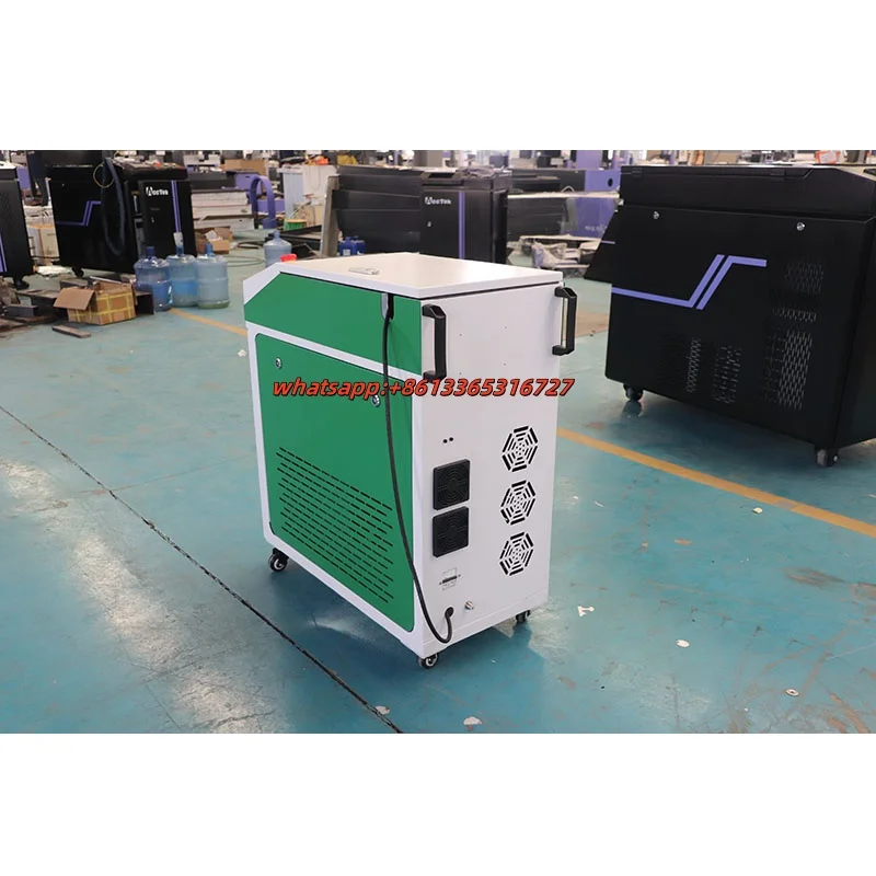 200W 300W 500W Pulsed Fiber Laser Cleaning Machine Rust Oil Paint Oxides Laser Rust Removal Machine
