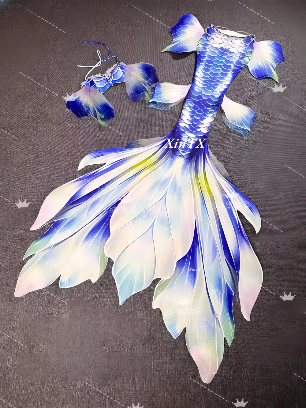 

Высококачественный купальник с хвостом русалки, нестандартные размеры, аквариум, оригинальный дизайн, косплей из рыбьей кожи