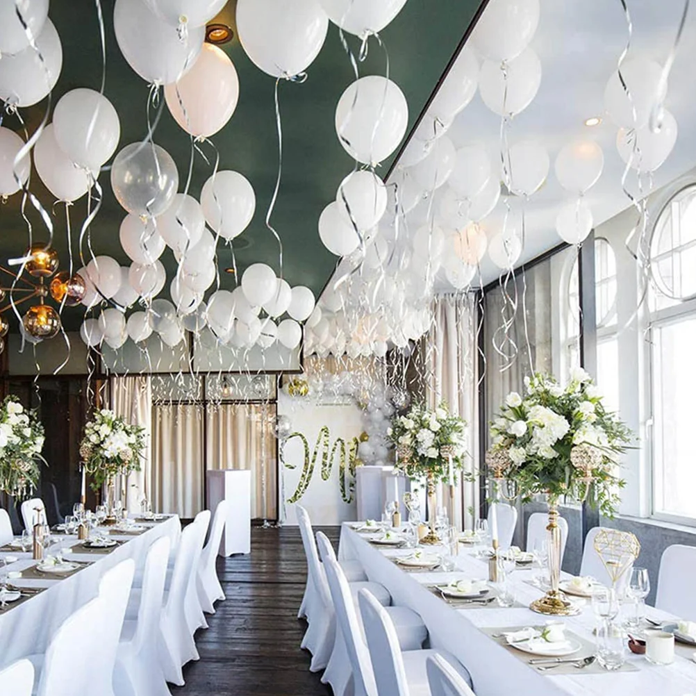 

1Set White Balloons Party Latex Balloon for Birthday Baby Shower Decorations White Balloon Garland Kit Engagement Balloons