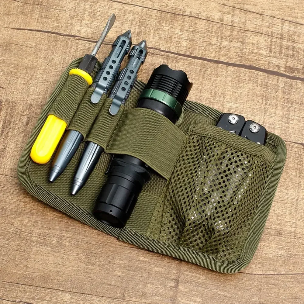 Borse da caccia inserire accessori modulari attrezzatura gancio Loop Panel supporto per separazione interna Pouch Utility EDC Tool Mesh Organizer