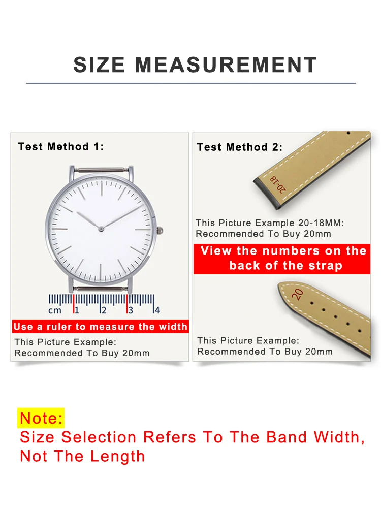 Watch Band Women\'s Leather Watch Strap for Folli Follie CK Citizen Small Dial Slim Thin Skin Chain 6mm 8mm 10mm 12mm 14mm 16mm