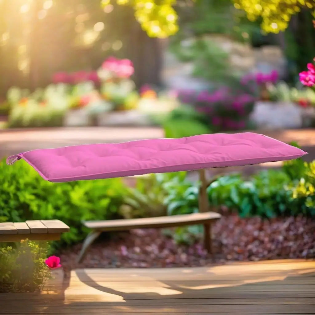 

Garden Bench Cushion 47.2x19.7x2.8 Durable Fabric Outdoor Seating Pad