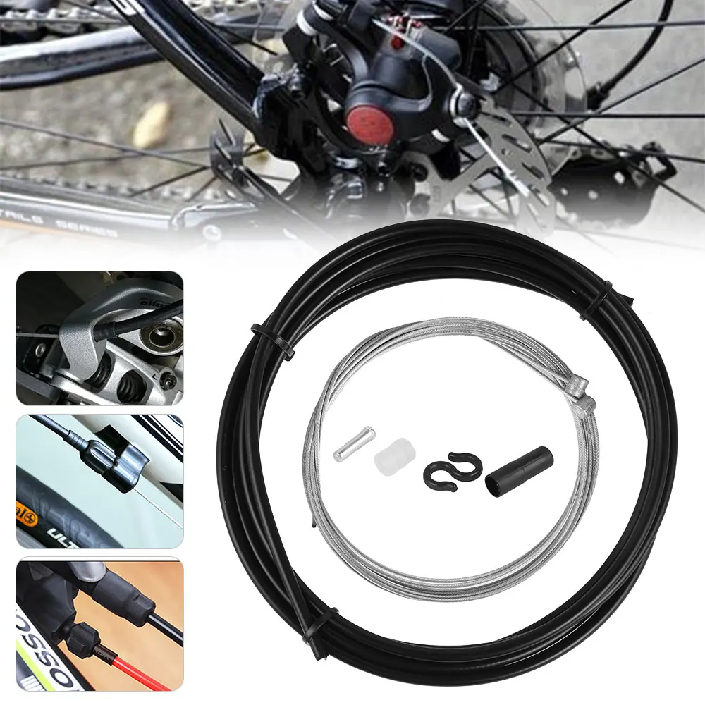 1Set Universal Bicycle Brake Cable Housing Kits for MTB Road Folding Bike Brake Shift Derailleur Inner Cable Line Brake Kits