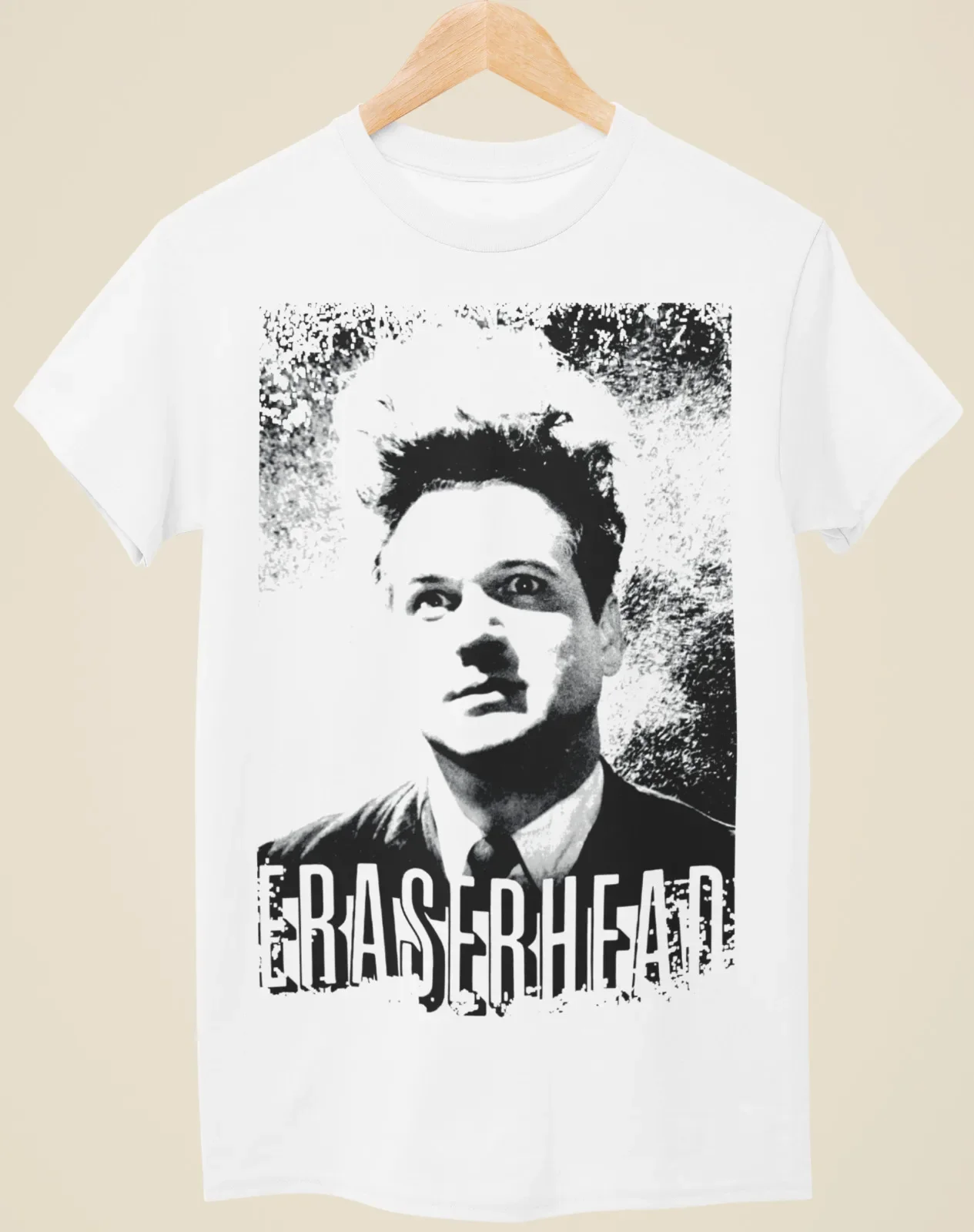 

Eraserhead — белая футболка унисекс в стиле фильма с постером