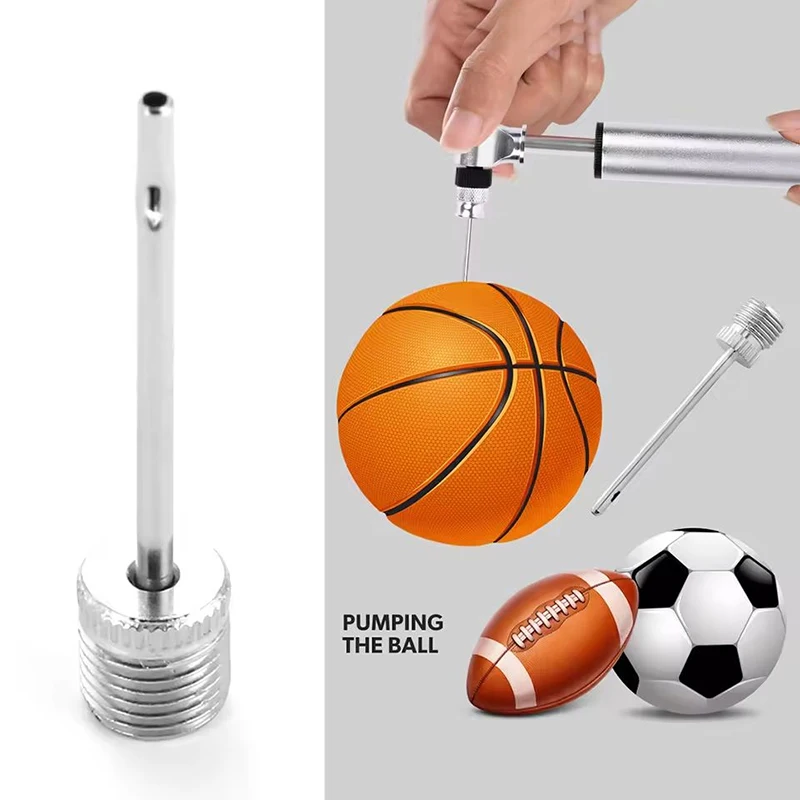 10Pcs Stainless Steel Ball Inflation Needles Air Pump Needle For Basketball Football Volleyball Sports Ball Inflating