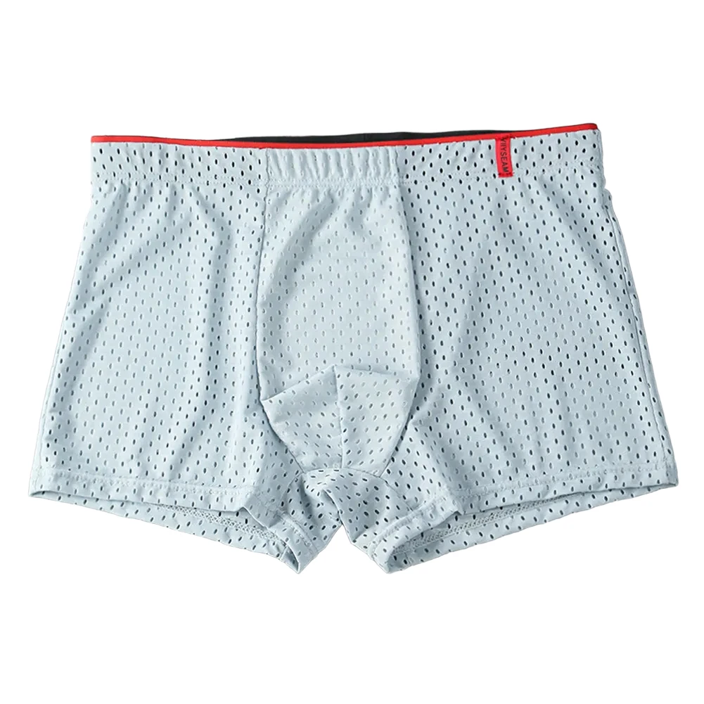 Solid Underwear Breathable Boxer Shorts Classic Style Cool Design Gender Specific Home Use Thin Breathable Men's Underwear