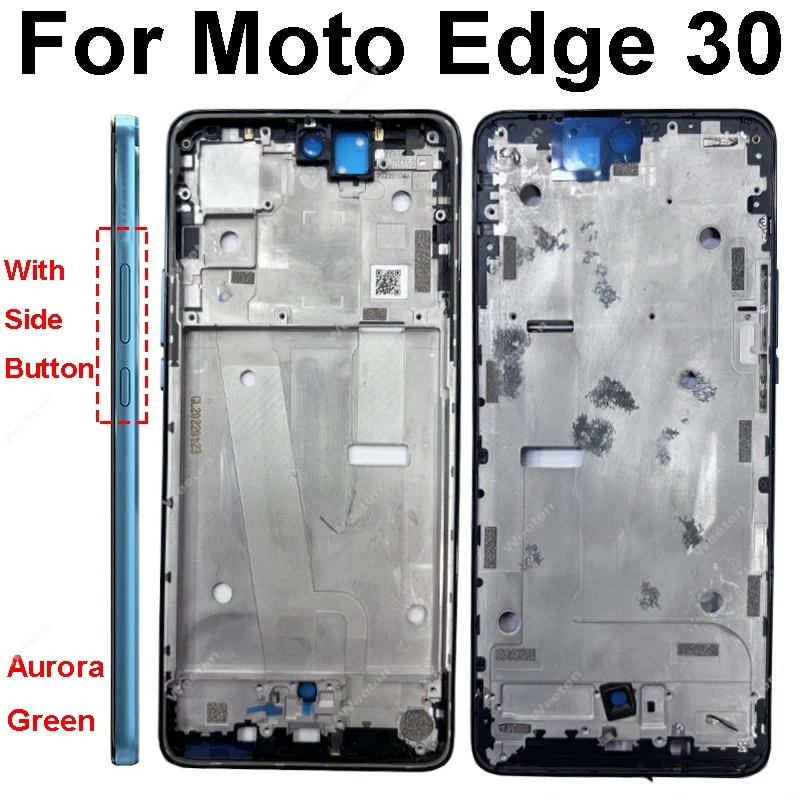 Środkowa ramka do Motorola MOTO Edge 30 Neo 30 Pro 30 Fusion XT2245-1 XT2201-1 Obudowa środkowej ramki Ramka przednia LCD Części ramki — zdjęcie produktu 3