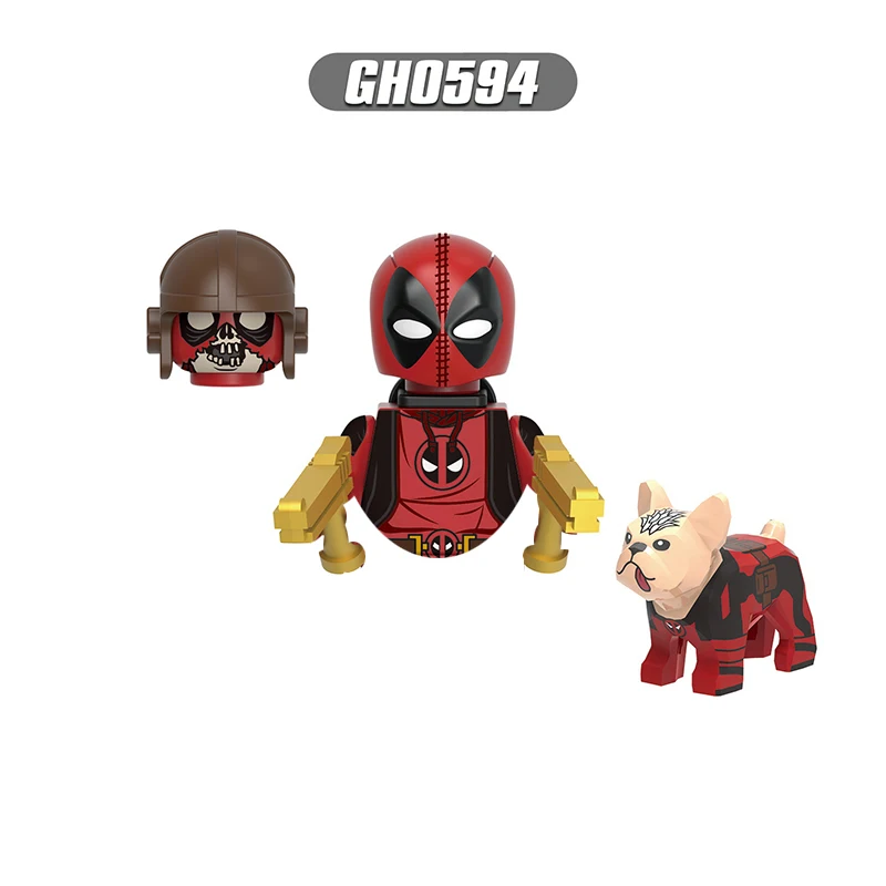 2026 Neue Deadpool Bausteine Mini-Actionfiguren Lernspielzeug DIY Geschenke für Kinder