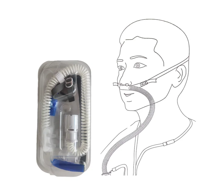 Disposable Plastic High Flow Nasal Cannula,  delivery tube for clinical respiratory auxiliary