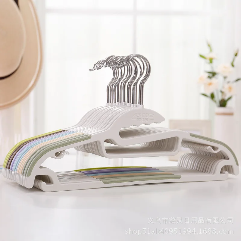 

Hanger Household Plastic Seamless Multi-Functional Wholesale Non-Slip Clothing Support Clothes Hook Clothes Rack Hanger