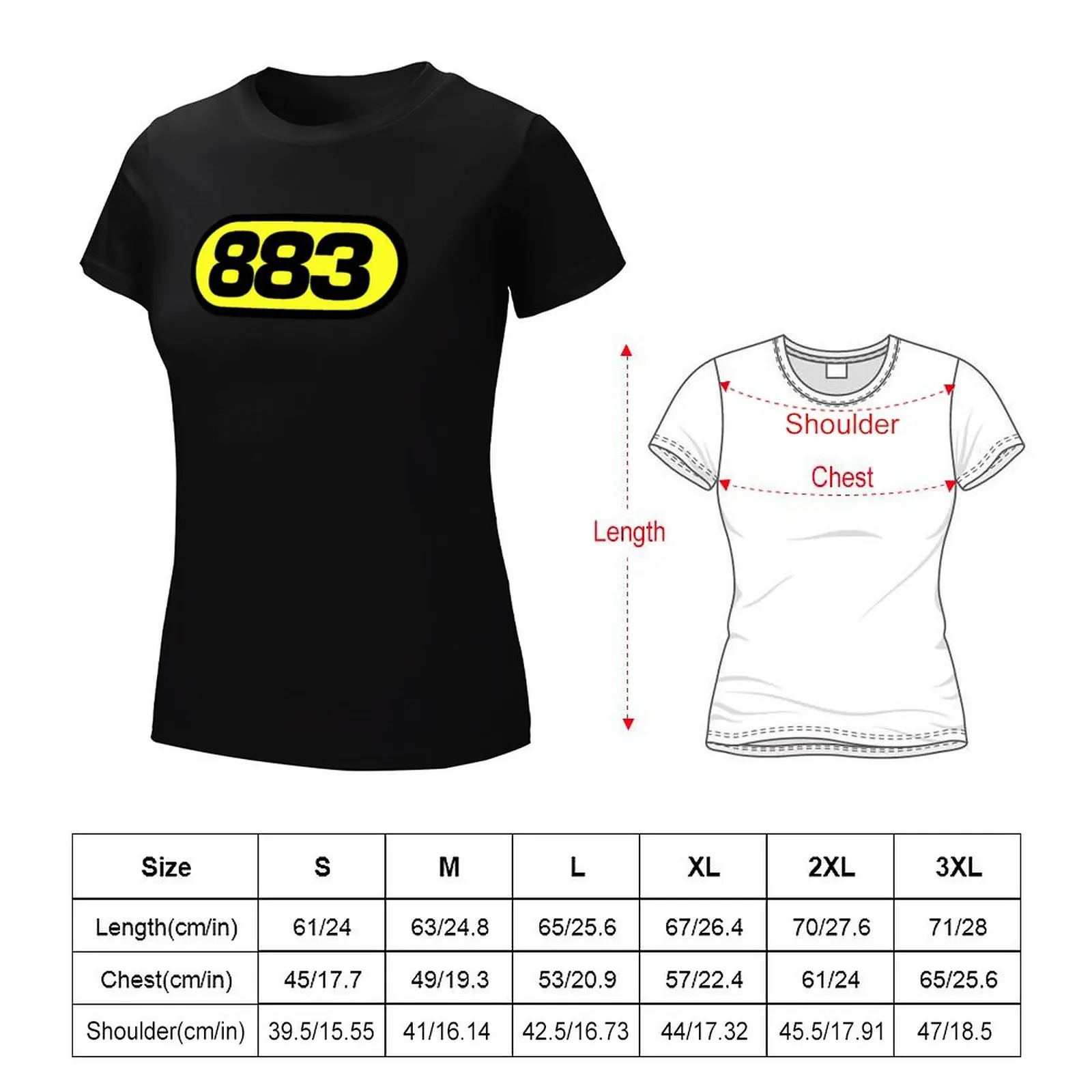 Max Pezzali feminino e 883 Logo Tribute: Uma saudação à excelência musical camiseta, tops femininos, camiseta ocidental