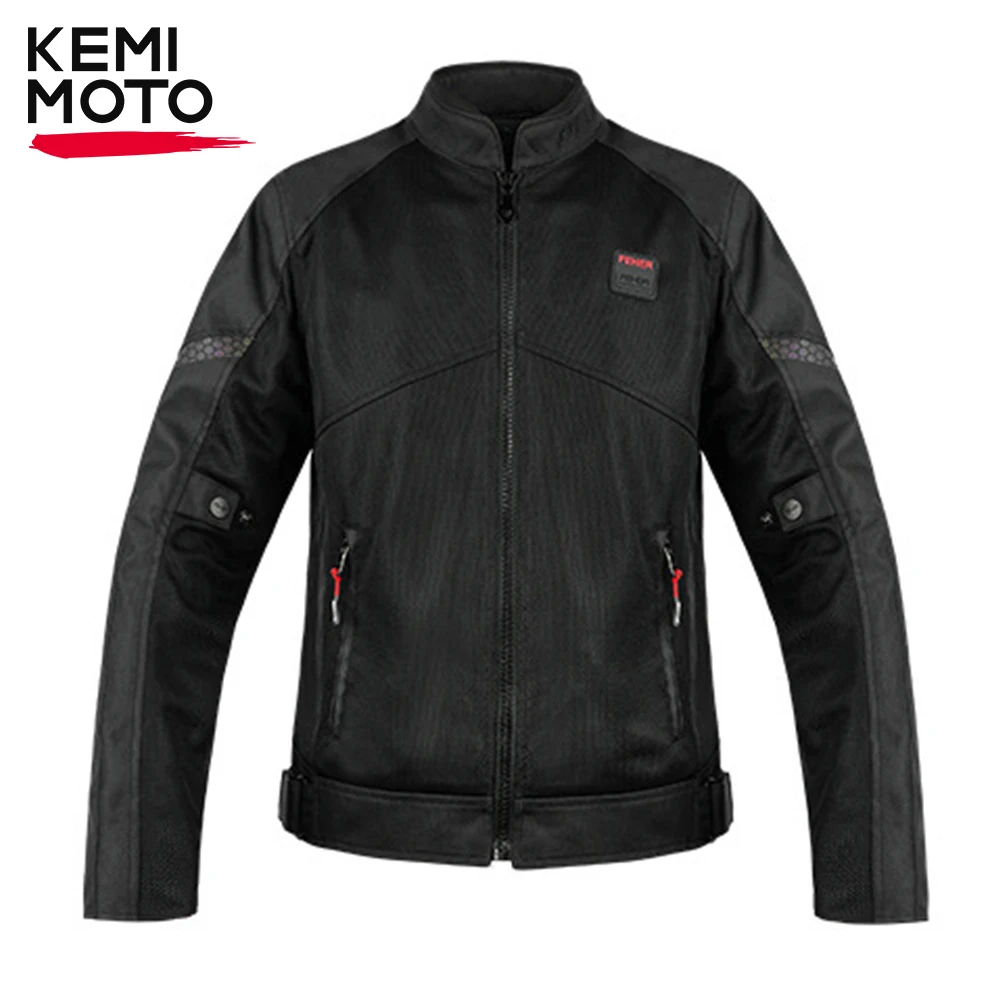 

Motorcycle Jacket Summer Riding Breathable Men Women CE Protective Gear Motorcyclist Outdoor Comfortable Soft Mesh Removable