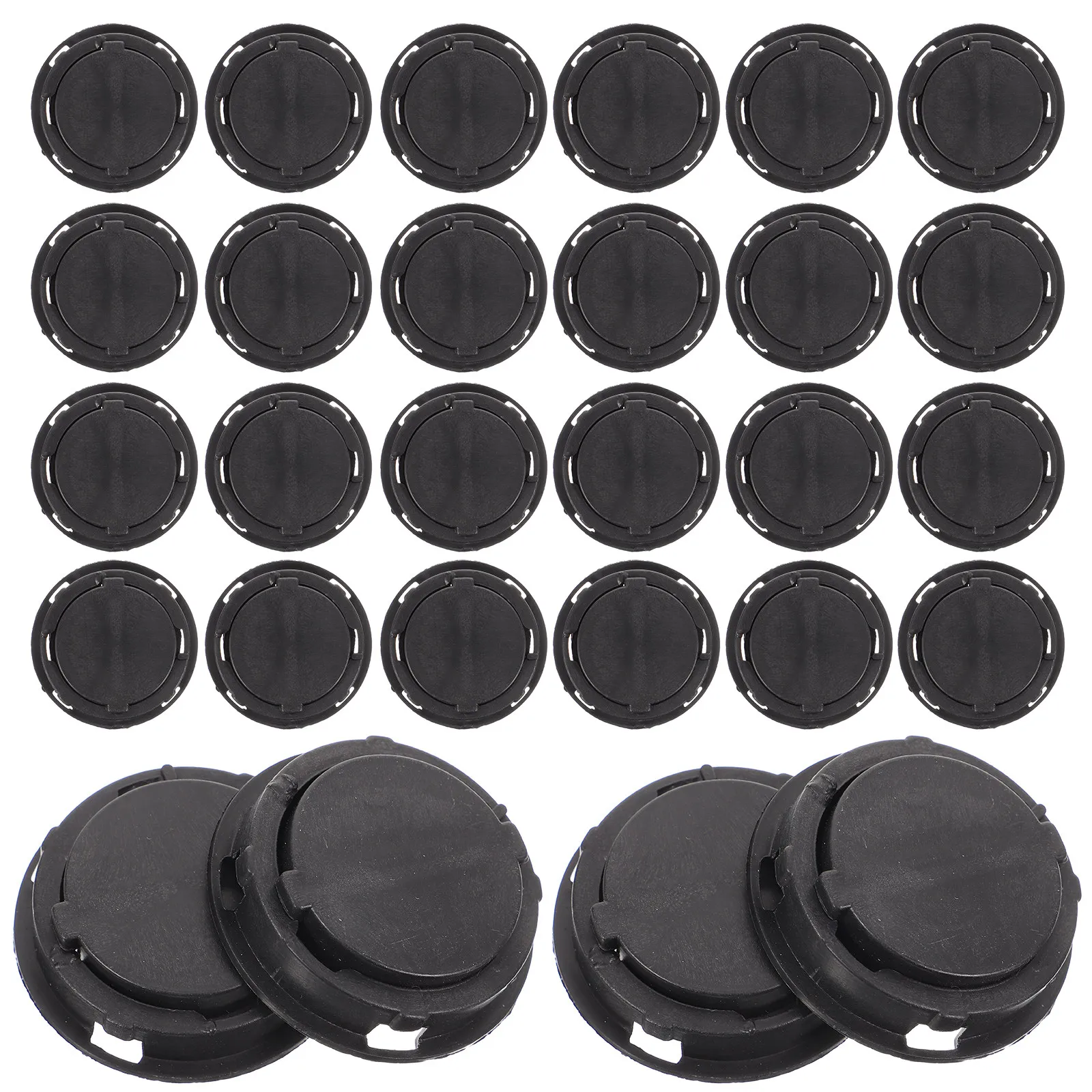 50 Tapones de Plástico para Huchas, Tapones Seguros para Huchas sin Tapa que Evitan el Derrame de Monedas, Tapones Inferiores para Huchas de Uso Doméstico