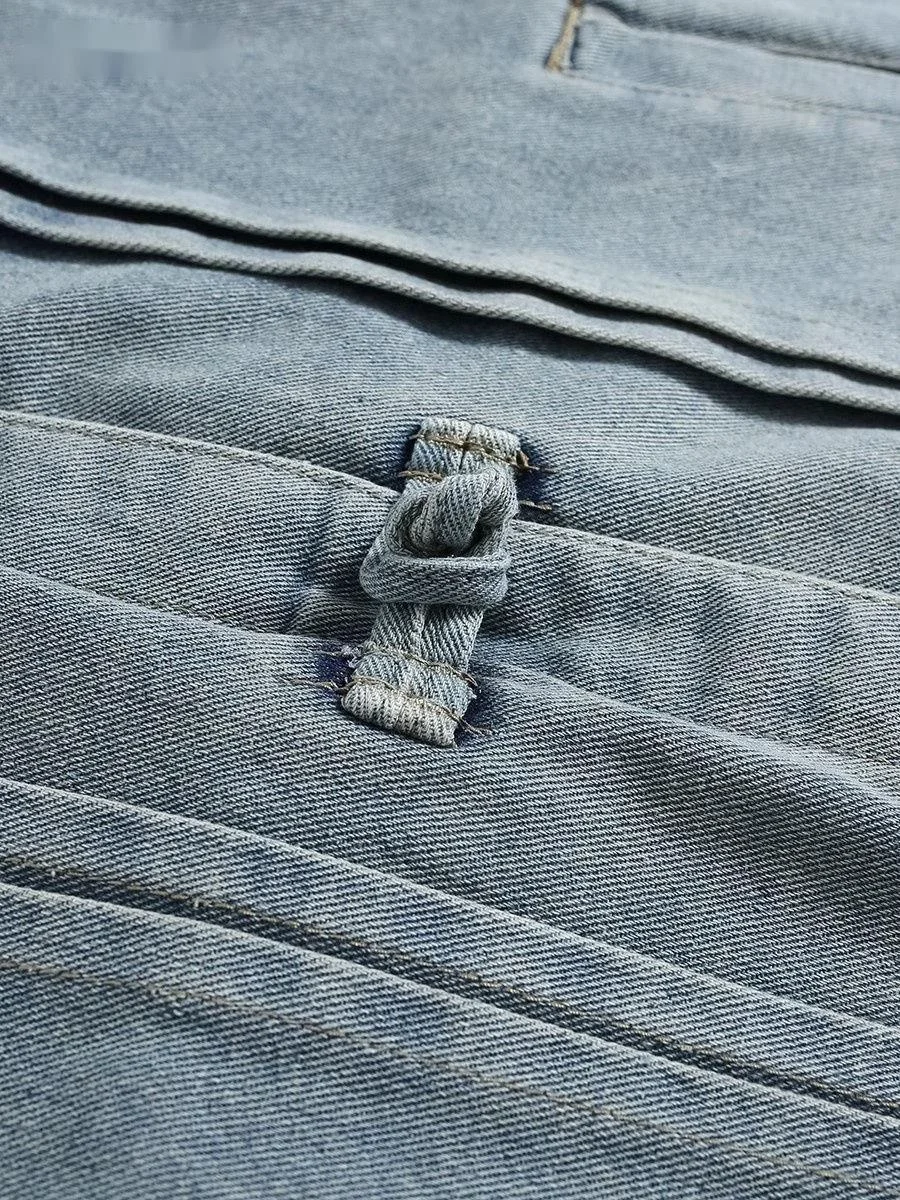 Vintage Chinese Style Denim Ja - Street Fashion Hong Kong 评论和价格