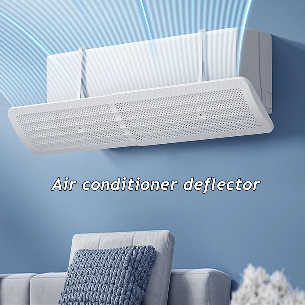 Retractable Air Conditioner Wind Deflector Anti-Direct Blowing Air Outlet Baffle Cold Air Deflector Baby Friendly Air Deflectors