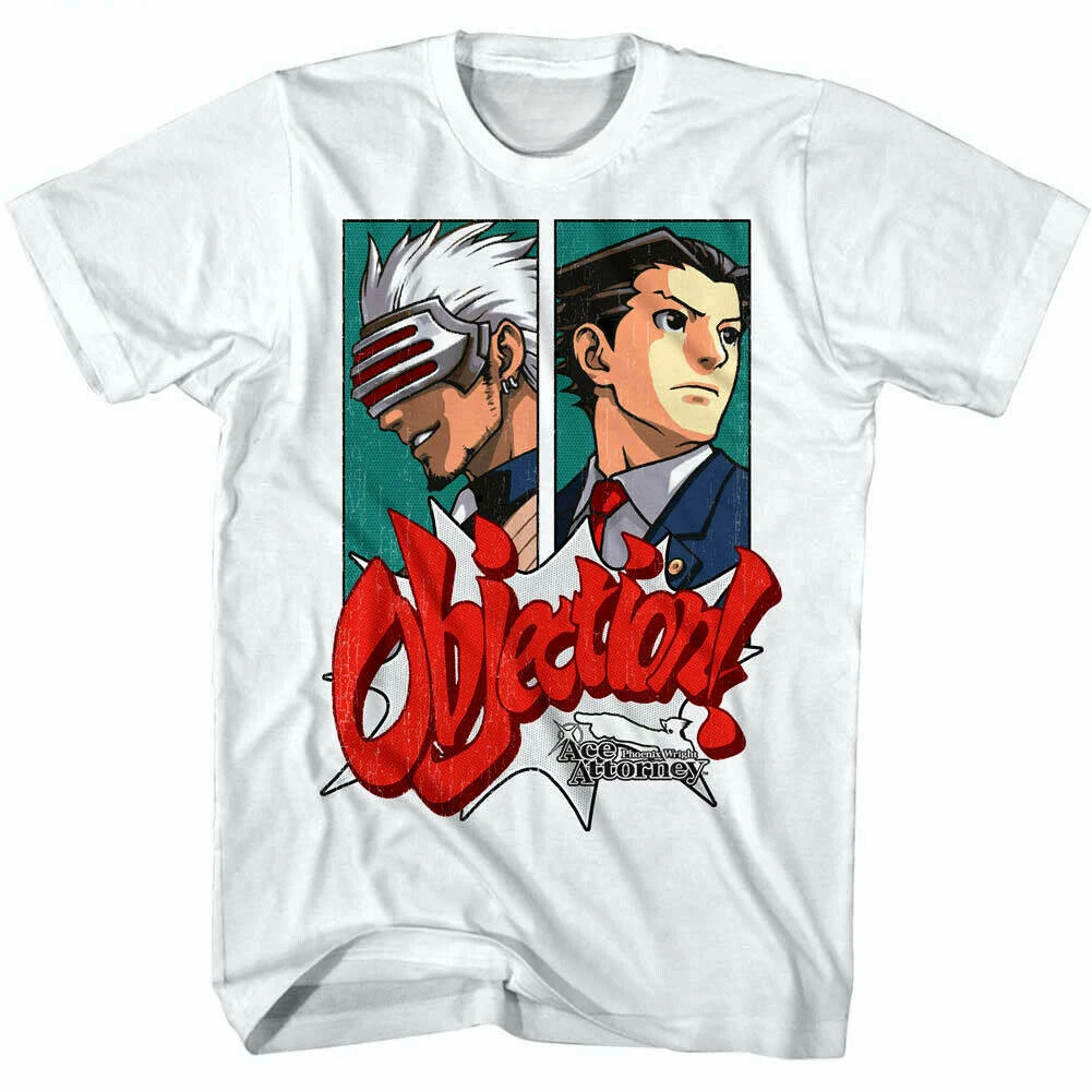 Hot Reverse Referee Ace Attorney Mens-T-Shirt Cheng Butang Longyi Game Character Joint Male T-shirt