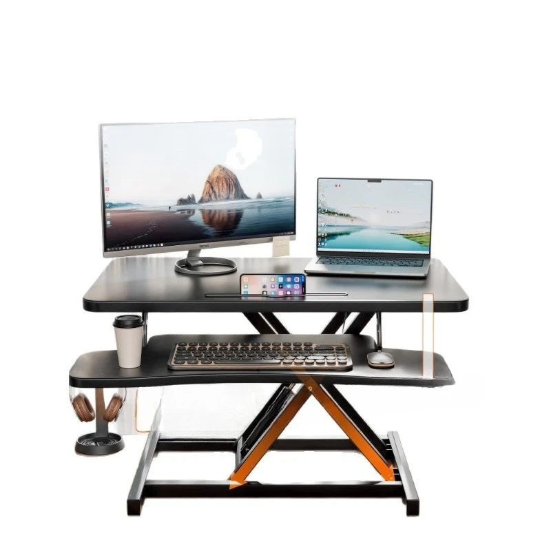 

Computer heightening rack Standing lift workbench Office desktop folding bracket
