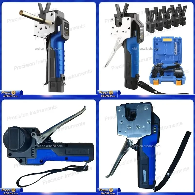 For Pipe Expander Cordless Flaring Tool Lithium Battery DC Tube Bender Copper HVAC Refrigeration Auto Repair Kit