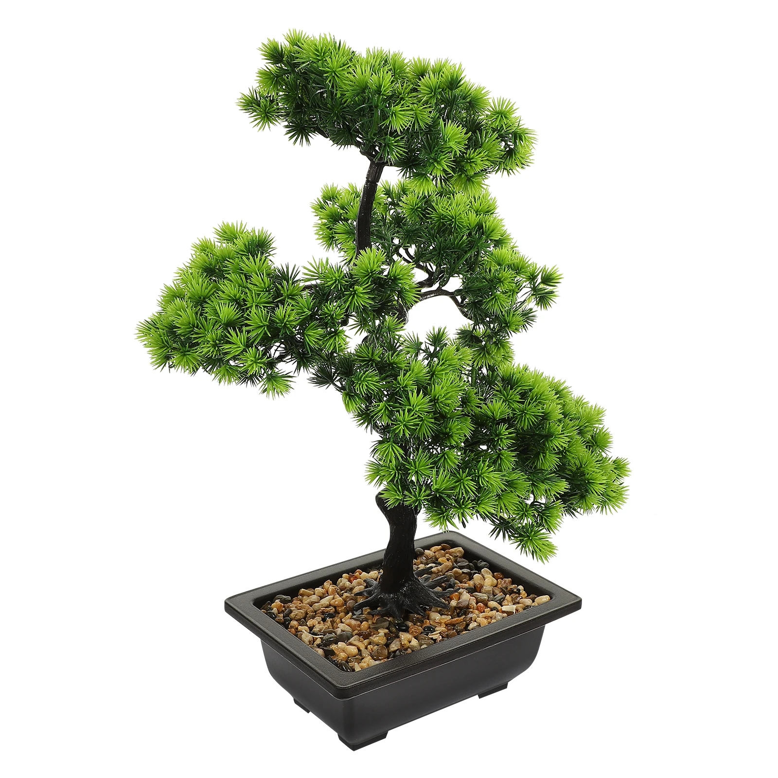 

Simulated Welcoming Pine Bonsai Artificial Tree Large Size Desk Ornaments Japanese Style Faux Plants Indoor Outdoor Decor Plants