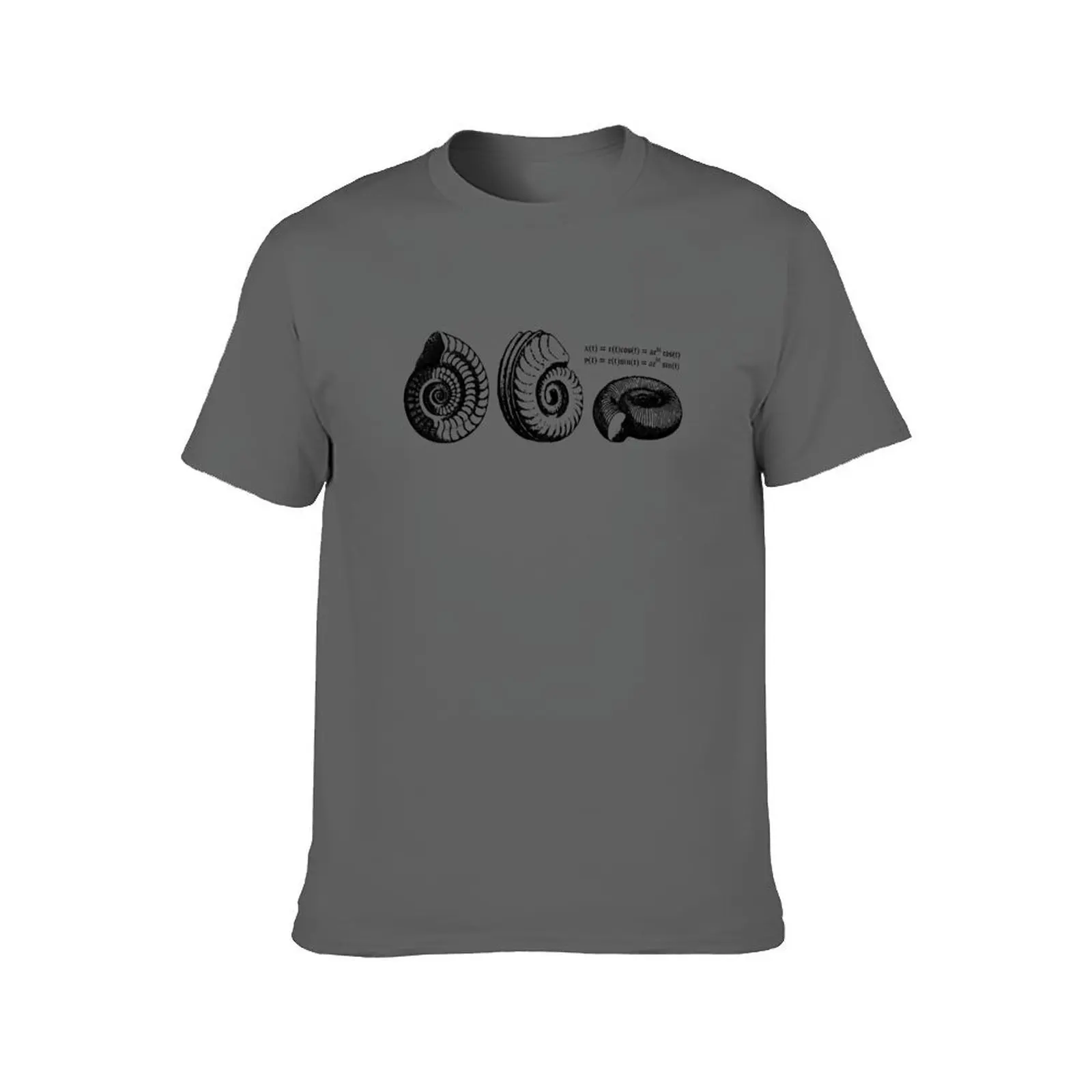 Math Spiral Shells T-Shirt custom t-shirts graphic t shirts mens vintage t shirts