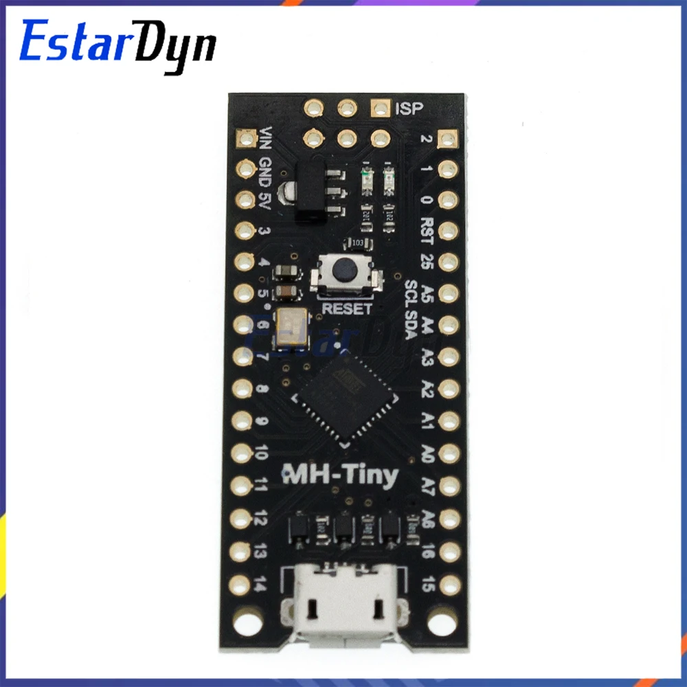 Estardyn ATTINY88 บอร์ดพัฒนาเข้ากันได้กับ Arduino Nano V3.0 |   การขยายตัวของ Digispark |   บอร์ด DIY (หมุดไม่บัดกรี)