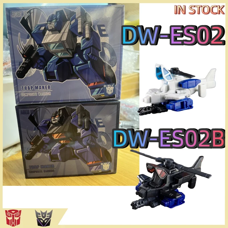 

В НАЛИЧИИ: Трансформируемые игрушки, оригинальный продукт Dr.Wu DW-ES02 DWES02, версия Night Patrol, модель DW-ES02B, Warrior Trap Two-in-One.
