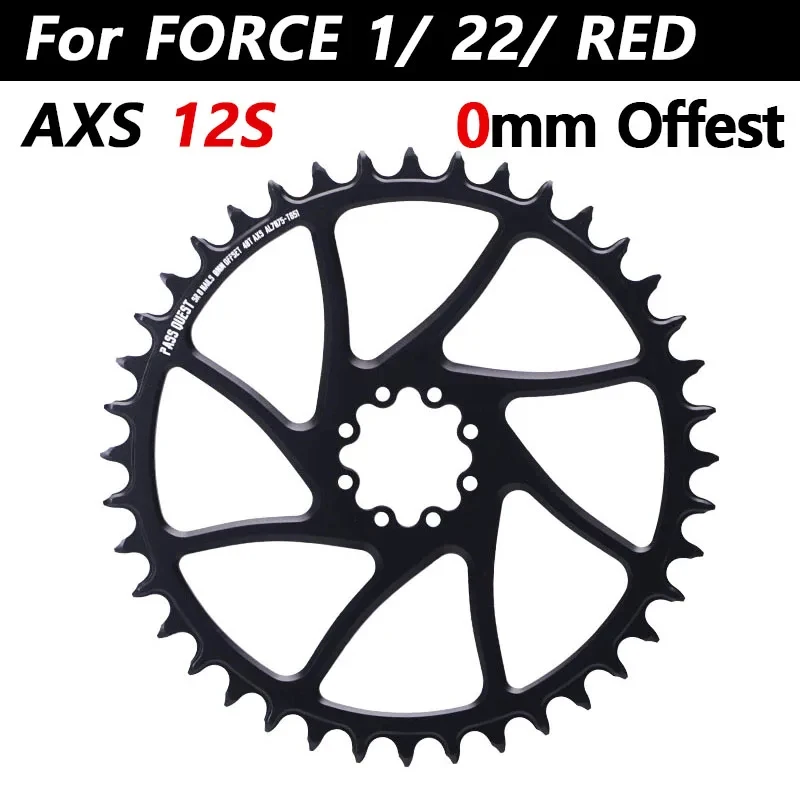 PASS QUEST 8 Bolt Chainring for Sram FORCE 1 22 Red Direct Mount Wide Narrow Axles 12 Speed 3436 Teeth 42t 46t 44t 40t Chainring