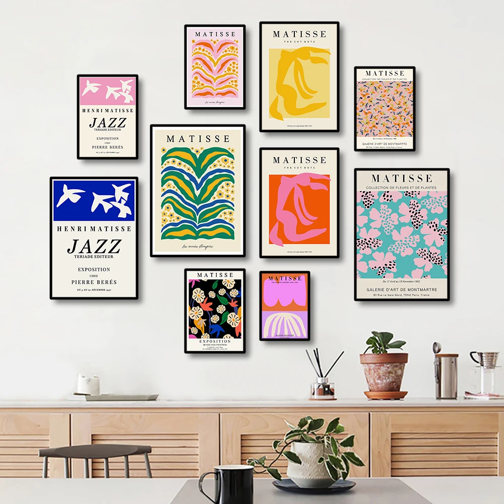 

Matisse Classics Canvas Prints Painting Abstract Wall Art Postres for Home Decoration Canvas Poster Living Room Bedroom Decor