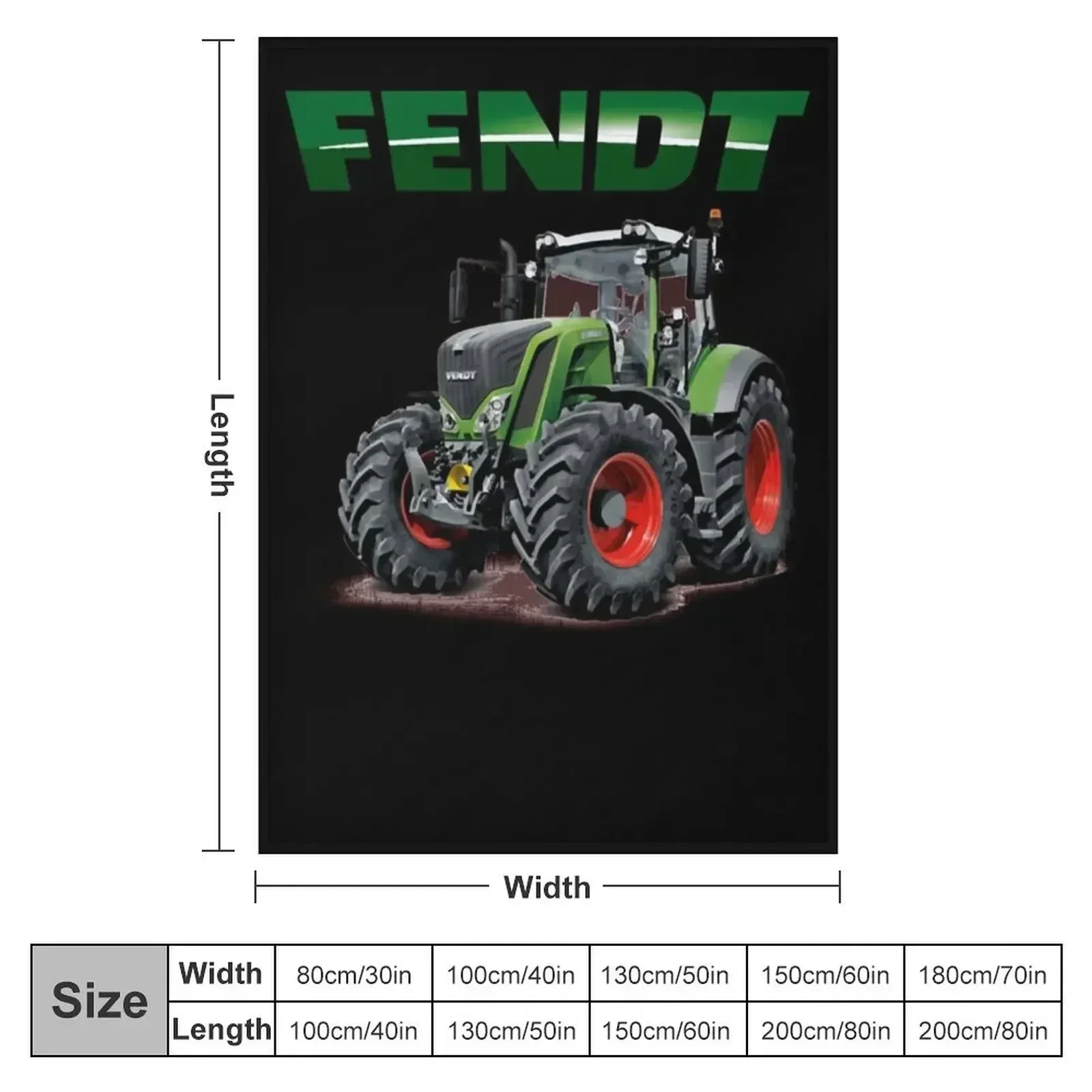 Fendt German Tractors Throw Blanket couch cozy soft plush fuzzy picnic outdoor blanket