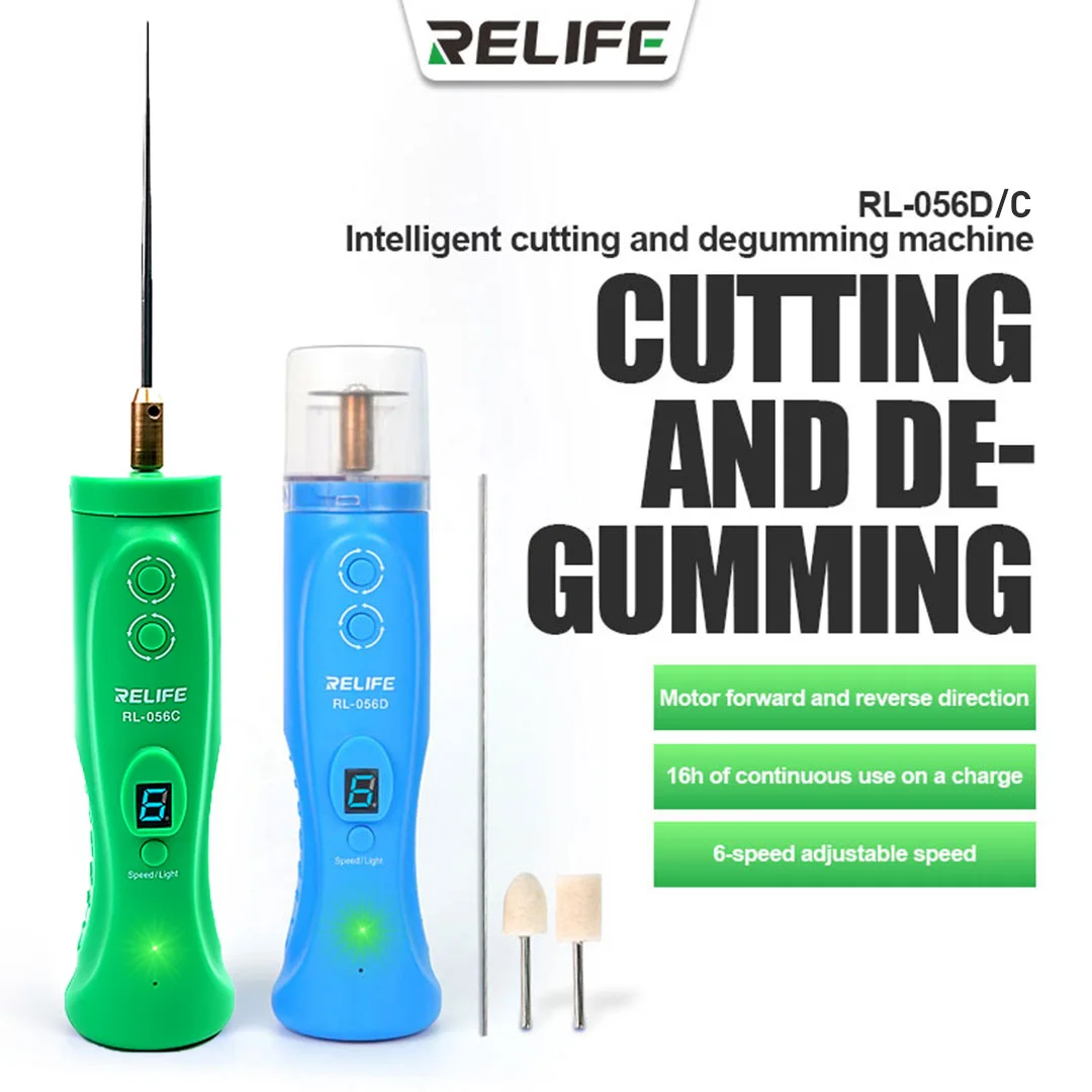 RELIFE RL-056D 056C Intelligent Cutting And Degumming polishing Machine OCA Glue Remover Screen Remover For Mobile Phone Repair