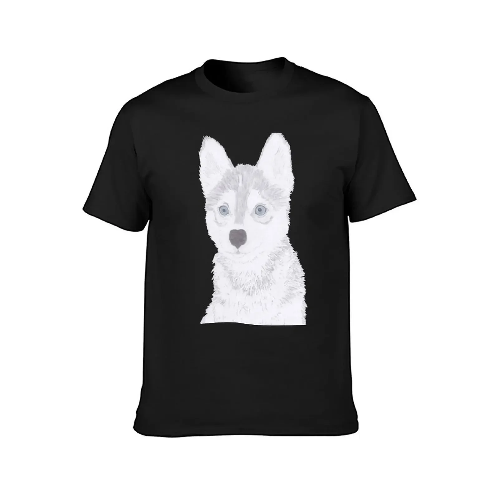 Siberian Husky T-Shirt basketball graphic tees rapper graphic tees plus size clothes shirts men graphic