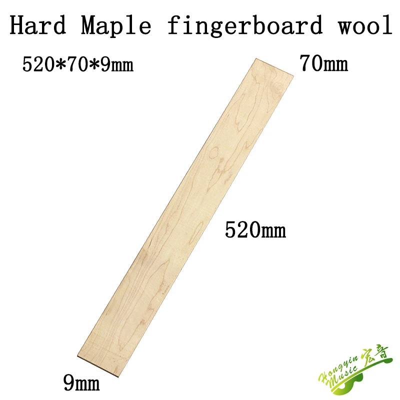 Gitarren-Griffbrett aus Ebenholz 520*70*8mm HUATOOL – Detail 9