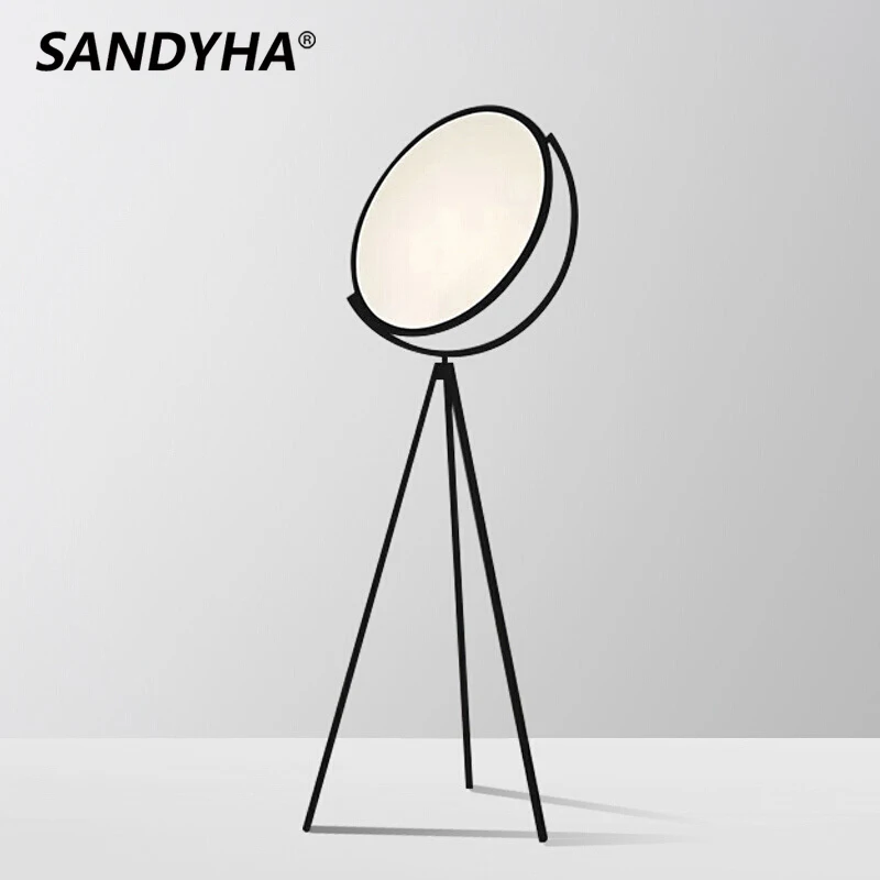 SANDYHA Lampara De Pie Salon Nordic Minimalist 3-legged Standing Floor Lamp Abajur Para Quarto Led Light for Bedroom Living Room