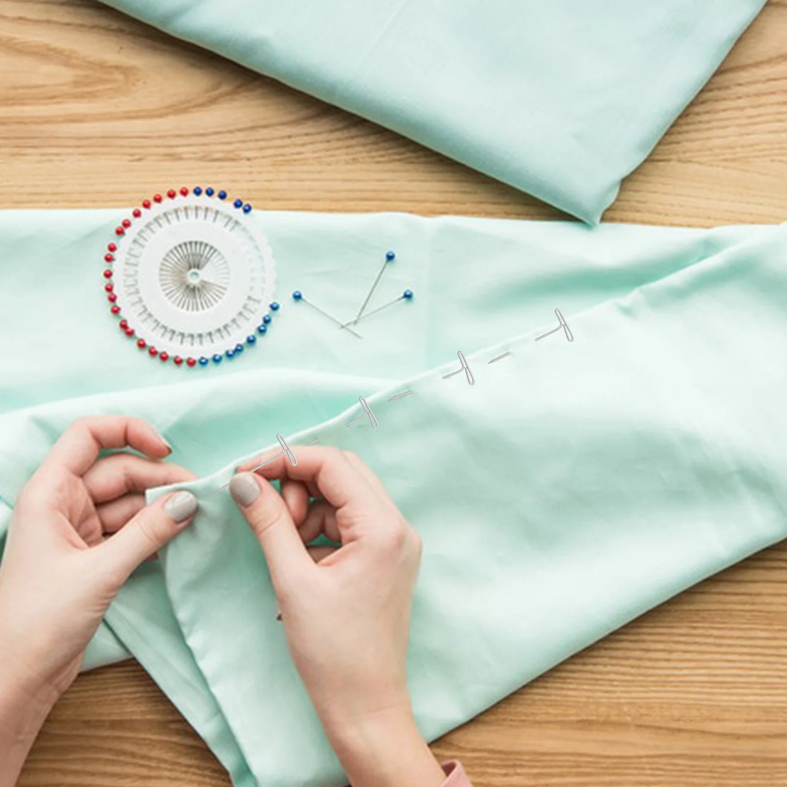 

150pcs T-Pins Set Stainless Steel 27Mm 38Mm For Styling Sewing Crafts Jewelry Display Knitting Blocking T-Pins Handicraft