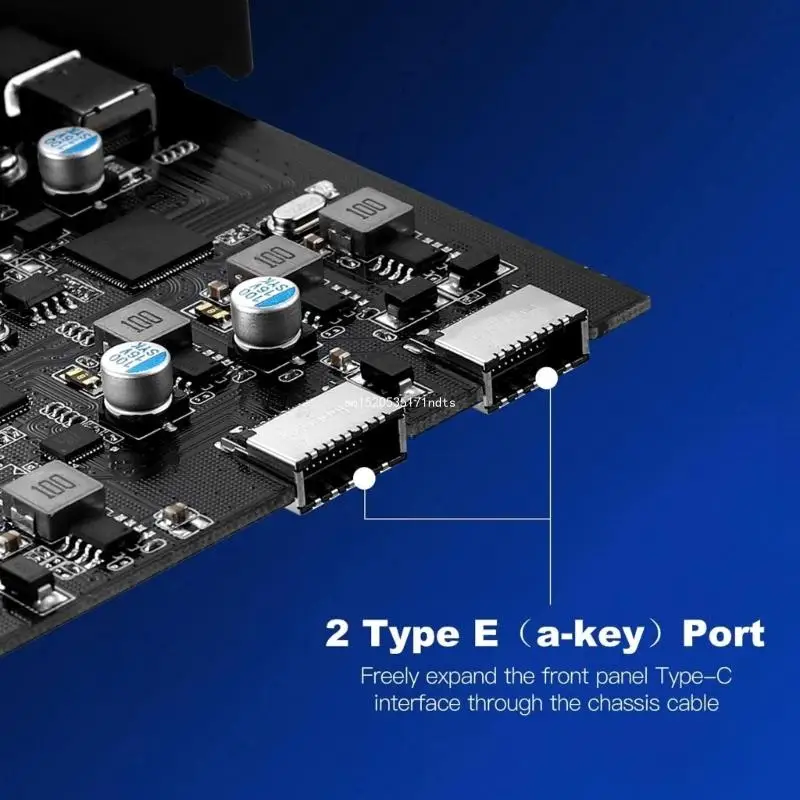 PCIE to USB 6 Port 2X USB 2X USB A Expansion Card for Desktop PC Host Card PCIE Internal USB Converters Dropship