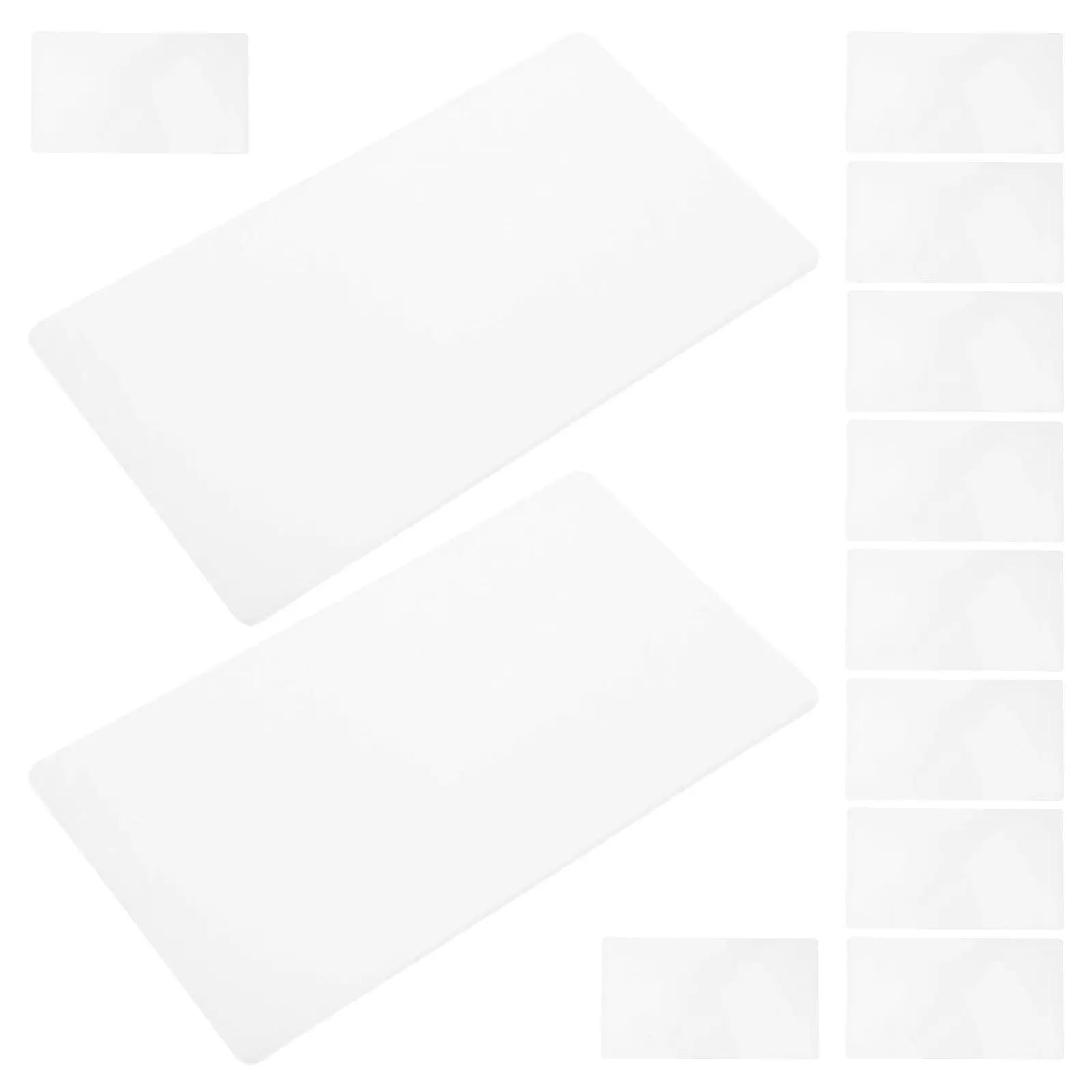 12Pcs Clear Plastic Drawing Mat 20x14cm Transparent 3D Pen Accessory for Children Creative Learning Portable Copying Board