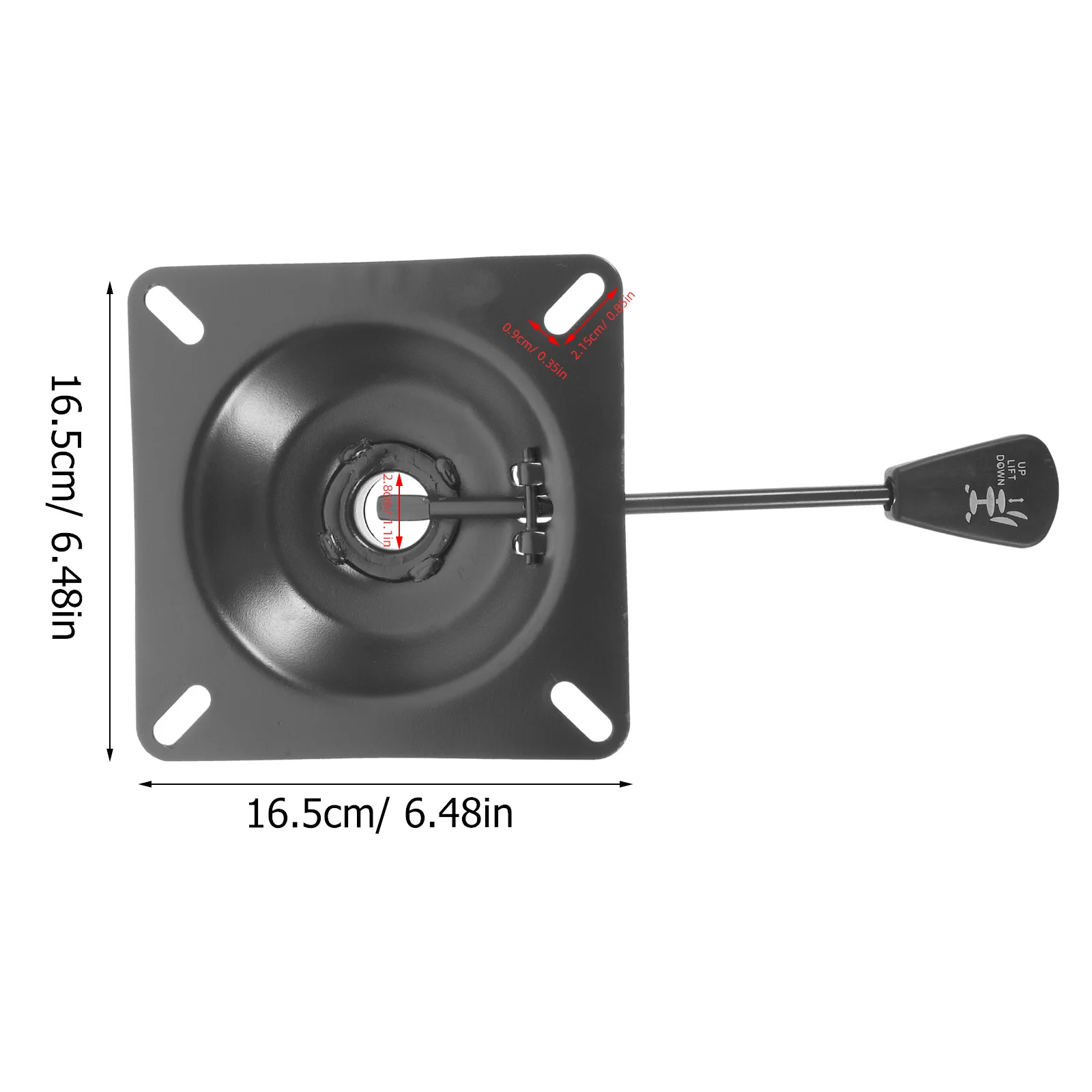 1 قطعة كرسي مكتب قابل للتعديل قاعدة التحكم في الميل الحديد قطب رفع استبدال أجزاء قاعدة التحكم الميل كرسي مكتب