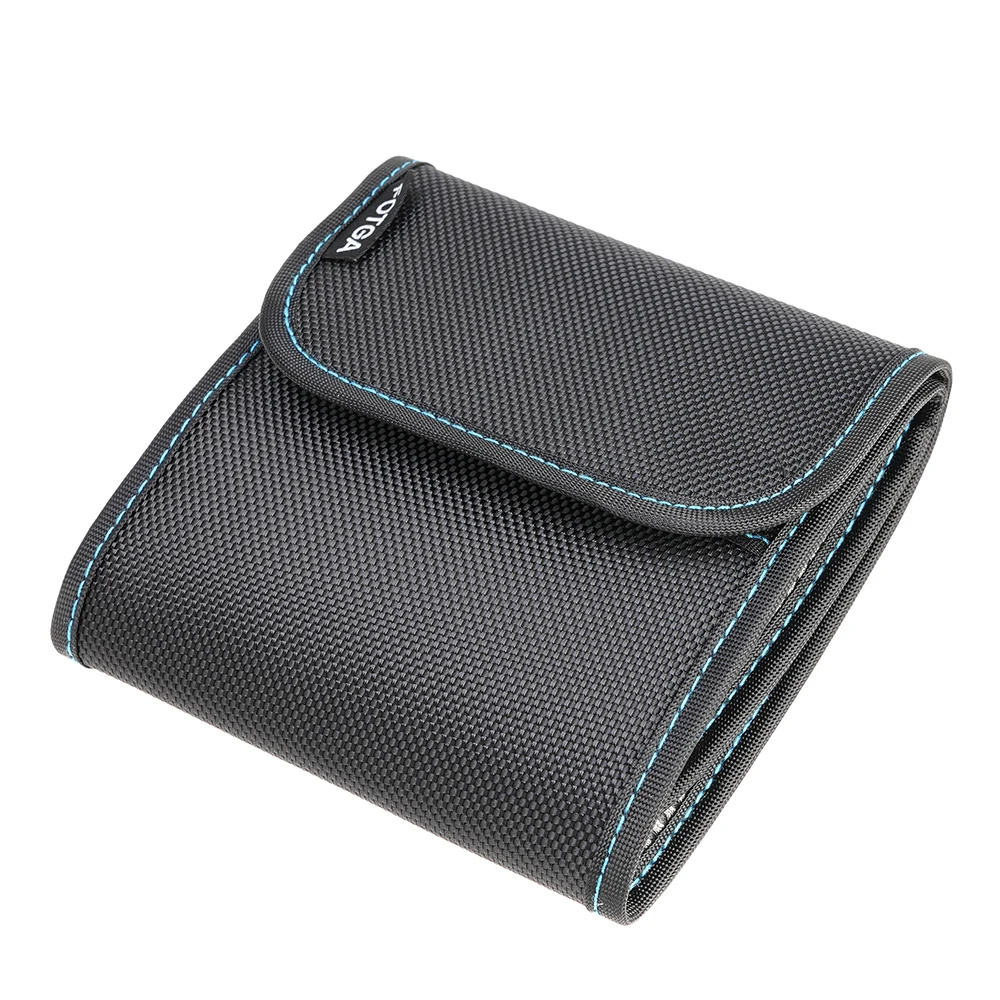 Fotga ポータブルナイロン 3 ポケットフィルター用 52-82 フィルター 58 62 67 72 77 ミリメートル