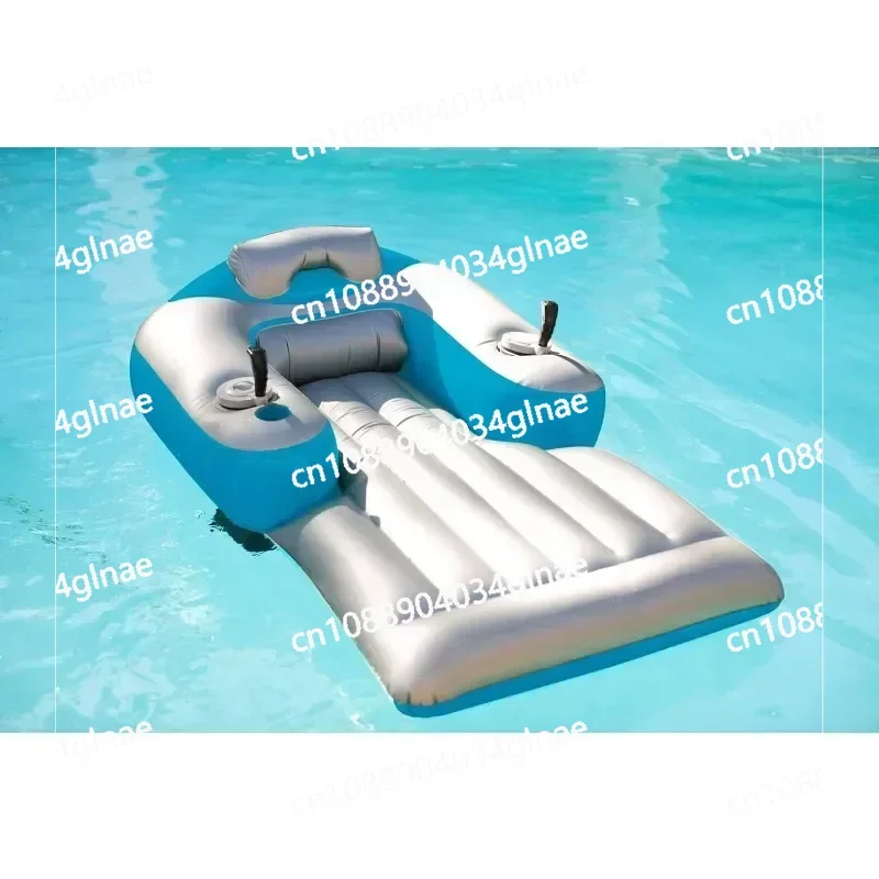 Lightweight Durable Motorized Inflatable Pool Lounger Water Hammock Raft for Pool or Lake Toy for Adults