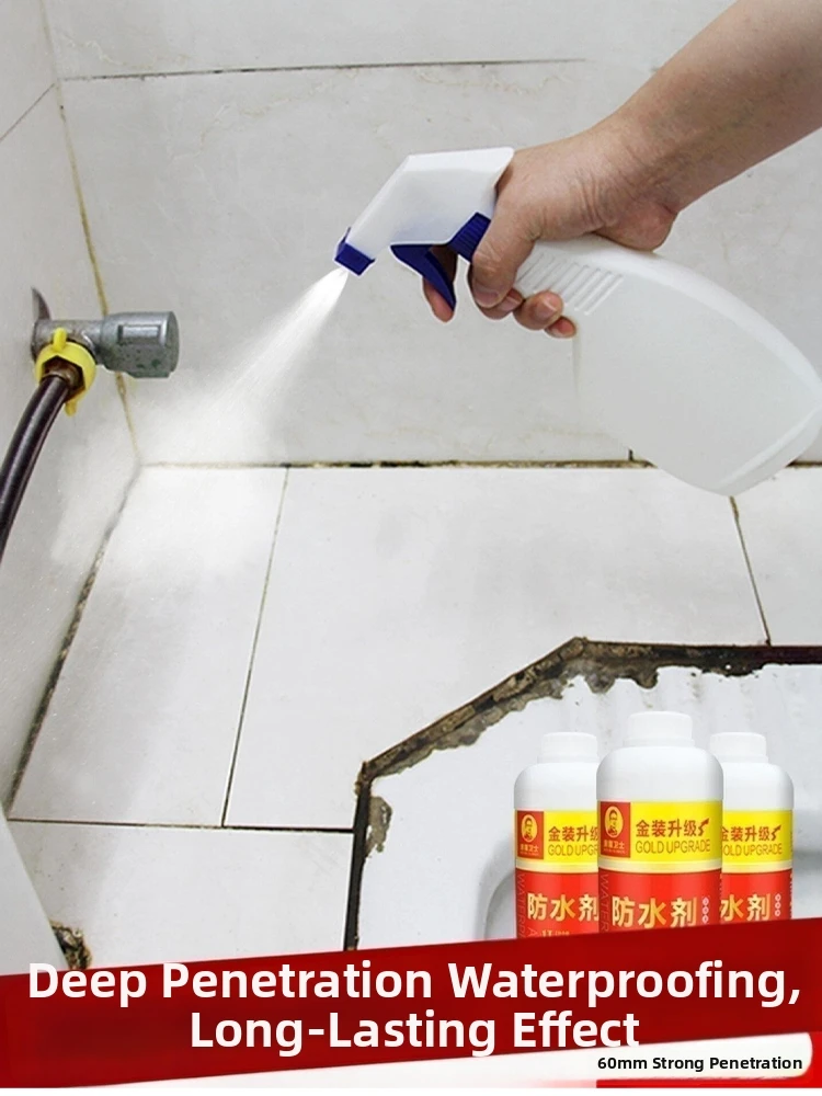 

Гидроизоляционное средство, Водонепроницаемое покрытие для плитки в туалете, Материал для ремонта протечек на внешних стенах и крышах, Средство для остановки протечек