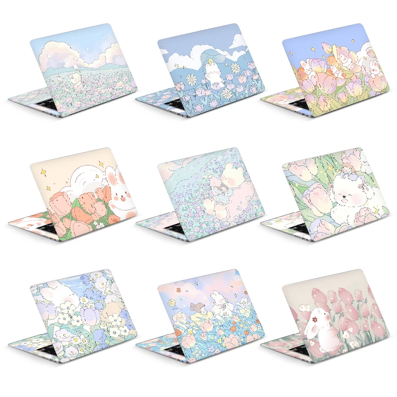 Laptop Skins Stickers Notebook Vinly Skin Cute Cartoon Protective Decal 12/13/14/15/17inch Sticker for Macbook/Acer/Lenovo/HP